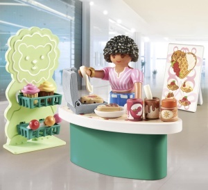 Stand de Dulciuri PLAYMOBIL MyLife 71540 pentru Copii de la 5 Ani - Img 3