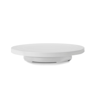 Stand pentru torturi Ibili 789300, din plastic, rotativ, alb