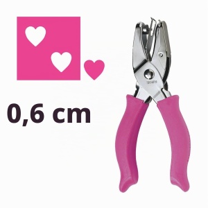 Stantator manual Fiskars 1003819 pentru mari inimi, din otel, culoare roz - Img 4