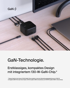 Statia de andocare Belkin 6-in-1 USB-C, 130W, HDMI 4K, Gigabit Ethernet - Img 3