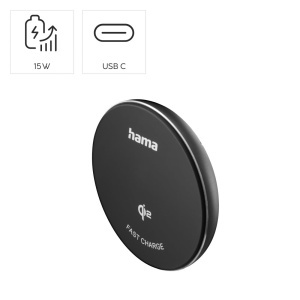 Statia de incarcare wireless Hama Qi2, 15W, magnetica, negru - Img 2