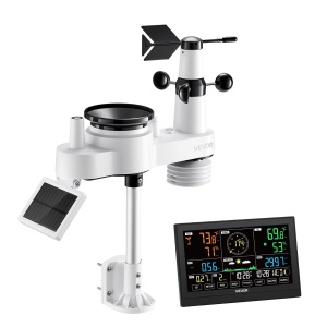 Statia Meteo VEVOR 7-in-1 cu Display de 7,5 Inch, Sensor Exterior Solar, Wi-Fi - Img 9