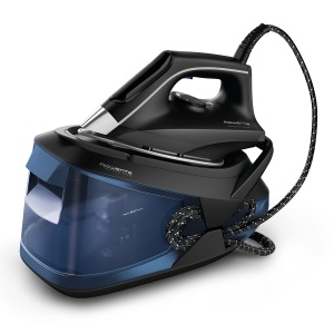 Statie de calcat de inalta presiune Rowenta Powersteam, 6,2 bar, explozie de abur 340 g/min, abur continuu de 120 g/min, talpa MicroSteam cu rezervor de 1,7 l si mod Eco, pentru toate tesaturile - Img 1