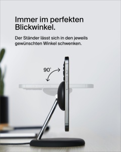 Statie de incarcare wireless Belkin BoostCharge Pro 3-in-1, 15W, MagSafe, Negru - Img 6