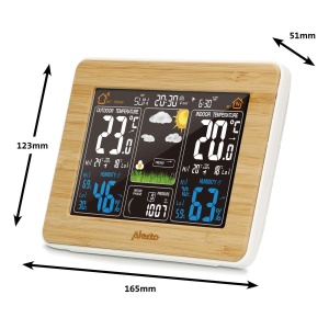 Statie Meteo Alecto WS-1560 cu Display Colorat, Senzor Exterior, Alarma - Img 8