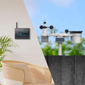 Statie Meteo Bresser 9-in-1 HD WLAN cu Multisenzor Solar, Indice Hitzestress - Img 2