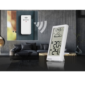 Statie Meteo Bresser Meteo Temp cu Sensor Exterior, Display Mare, Alb - Img 7