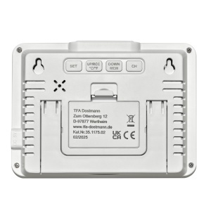 Statie meteo digitala TFA Dostmann Meteo Sky 351175 Alb cu senzor extern si prognoza meteo - Img 6