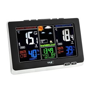 Statie meteo TFA Dostmann Spring cu senzor wireless afisaj color prognoza meteo animata