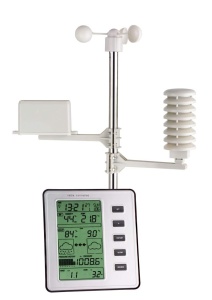 Statie Meteo TFA Dostmann Stratos cu Wind si Rain Gauge, 3 Sensori, Digitala