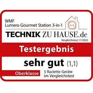 Statie multifunctionala WMF Lumero 3in1 Raclette Fondue Grill 1800W otel inoxidabil - Img 10