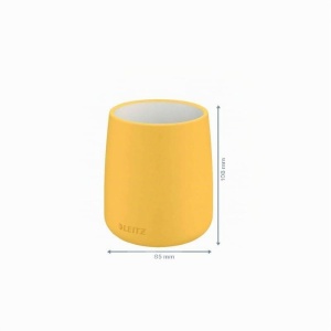 Stativ pentru pixuri Leitz Cosy, 85mm, Galben cald, 53290019 - Img 3