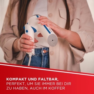 Steamer Vertical Polti Vaporella GSM50B, 30 secunde incalzire, compact, alb-albastru - Img 2