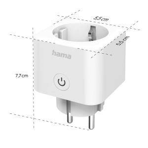 Steckdose Inteligenta Hama 3er Pack, 3680W, WiFi, Culoare Alba - Img 6