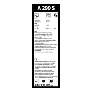 Stergatoare Bosch Aerotwin A299S - Set 2 bucati, 600 mm si 340 mm - Img 3