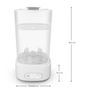 Sterilizator electric de sticle Kinderkraft SANVO 3in1, capacitate 5 sticle, fara chimicale - Img 13