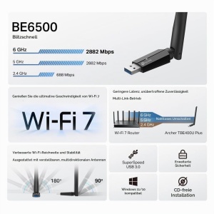 Stick Wi-Fi TP-Link Archer TBE400U Plus Tri-Band, USB 3.0, 2882 Mbits - Img 4