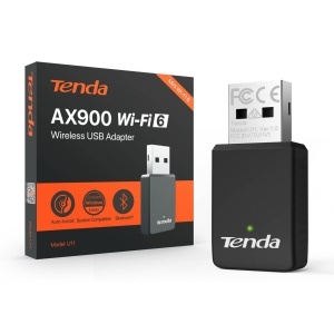 Stick WiFi 6 Tenda U11 AX900, 286 Mbits 2.4GHz, 600 Mbits 5GHz