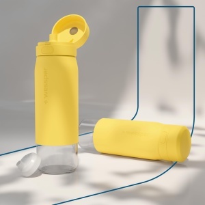 Sticla cu Filtru Wessper B2, 700ml, Borosilikat, Galbena - Img 5
