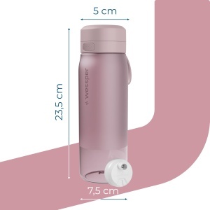 Sticla cu filtru Wessper Tritan 700ml BPA-free Roz Filtru Actitex DISC - Img 4