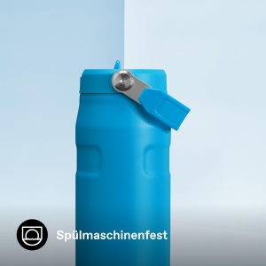 Sticla de apa Stanley 1913 Flip Straw 0.7L - Azure, izolare dubla, usoara - Img 7