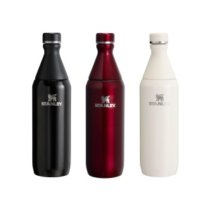 Sticla de apa Stanley All Day Slim 0.6L - Garnet Shine, inox, izolare vacuum - Img 10