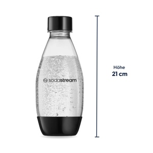 Sticla de plastic SodaStream 0,5L, set 2 bucati, negru - Img 3
