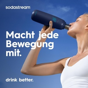 Sticla din otel inoxidabil SodaStream Fizz Go 0,9L, Blueberry - Img 9
