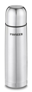 Sticla izoterma Pioneer 1,0 L din otel inoxidabil, 100 etansa