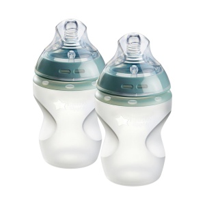 Sticla pentru bebelusi Tommee Tippee Natural Start, 260ml, 2 bucati, silicon, anti-colici