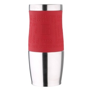 Sticla termica BERGNER Travel 400 ml din otel inoxidabil, culoare rosie - Img 2