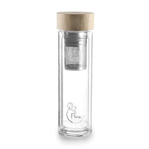 Sticla Termo Flora Lacor 62534, Borosilikat, 350 ml, BPA-free