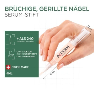 Stift pentru unghii PODERM 5-in-1, 4 ML, cu Phyto-Keratin, tratament pentru unghii fragile - Img 6