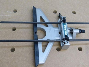 Stop paralel Makita 195136-9 pentru freze 3612, 3612C, RP1800, RP2300FCX - Img 4
