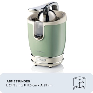 Storcator de citrice Ariete Vintage 413, 85W, Verde, Design Retro - Img 2