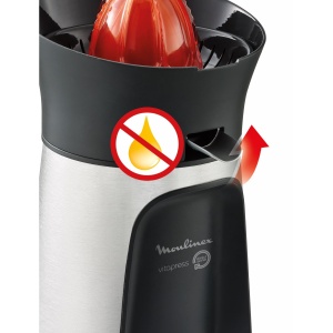 Storcator de citrice Moulinex Vitapress PC603D10, 100W, inoxnegru, 3 preskeguri - Img 5