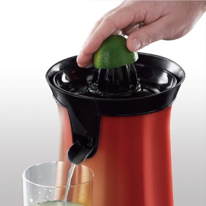 Storcator electric citrice Russell Hobbs 26010-56, 2 conuri, rotatie dubla, rosu - Img 6