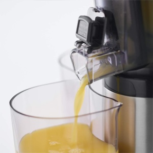 Storcator lent Russell Hobbs Profi [Storcator pentru fructe, legume si ierburi] Otel inoxidabil (3 insertii pentru strecuratoare: fructe fine, grosiere si congelate, incl. functie de retur, fara BPA, storcator de fructe) Storcator de fructe 25170-56 - Img 8