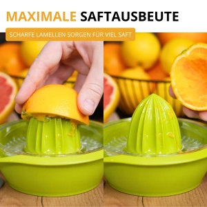 Storcator Westmark Lamaie/Citrice cu Recipient, Diametru: 18,7 cm, Capacitate: 350 ml, Plastic, Lime, Verde Mar, 3091227A - Img 4