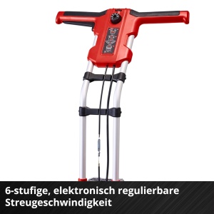 Streuwagen electric Einhell GE-SR 1822 Li-Solo, 22L, 18V, 6m latime - Img 6