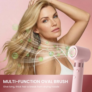 Styler de par MESCOMB 5 in 1 cu functie de ionizare, dual voltage, accesorii incluse - Img 5