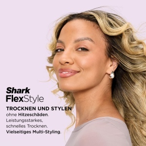 Styler pentru par Shark FlexStyle HD446SLEU, 1400W, 5-in-1, culoare champanie - Img 2