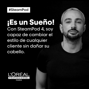 Styler profesional cu aburi LOreal Professionnel SteamPod 4, pentru toate tipurile de par, cu 3 piepteni inclusi - Img 8