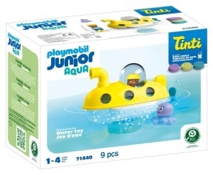 Submarin PLAYMOBIL JUNIOR cu Kapitan si Krake, 3 tablete colorate, sigur pentru copii - Img 2