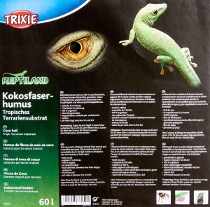 Substrat din fibra de cocos TRIXIE pentru terarii, 60 l, pH 5,0-6,0 - Img 2