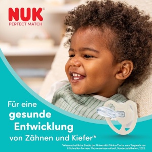 Sucea ortodontica NUK Perfect Match Air pentru bebelusi 18-36 luni, 2 bucati, design pisicaurs polar - Img 5