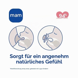 Sucea pentru bebelusi MAM Original Start 0-2 luni, 2 bucati, din cauciuc, verdealbastru - Img 2