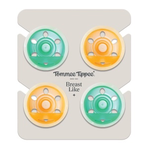 Sucec de noapte Tommee Tippee, 0-6 luni, 4 bucati, design brustahnlich, usor - Img 2