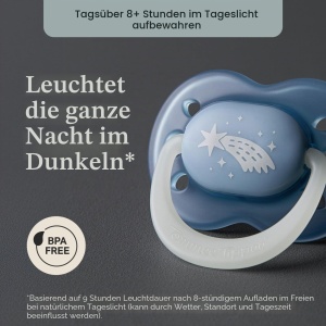 Sucitor cu lumina Tommee Tippee, 0-6 luni, 4 bucati, silicon BPA-free, design ergonomic - Img 5