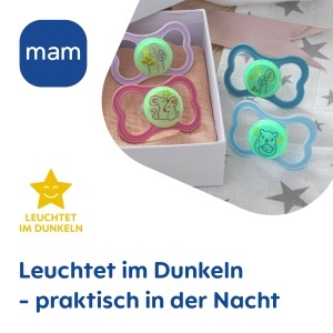 Suctioner MAM Air Night 16 luni silicon SkinSoft 2 bucati - Img 8